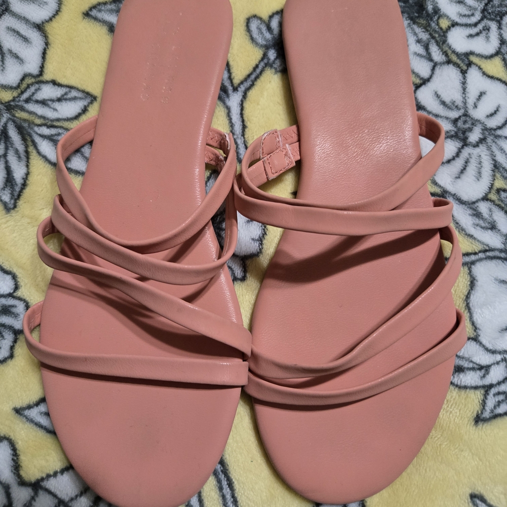 Women's Pink Strappy Sandals